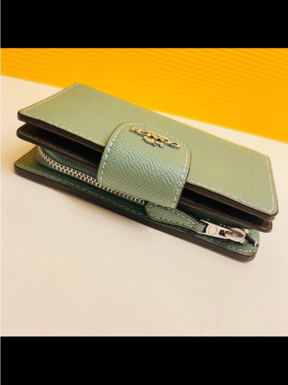 Coach Medium Corner Zip Wallet - Picture 6 of 8